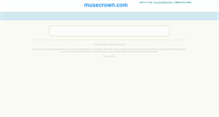 Desktop Screenshot of musecrown.com