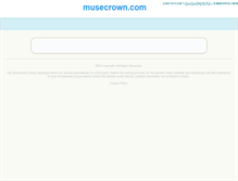 Tablet Screenshot of musecrown.com